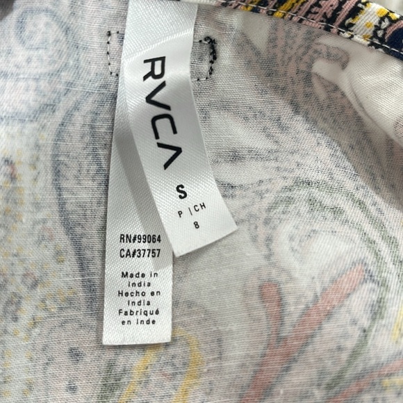 RVCA Frontier Paisley Dress Adjustable Straps Size Small NEW - Picture 9 of 12